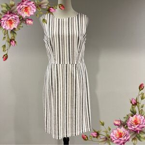 Apt 9 Striped Sleeveless knee length Dress size‎ 10